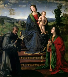 Madonna mit Kind, St. Franziskus von Assisi und St. Maria Magdalena, 1503